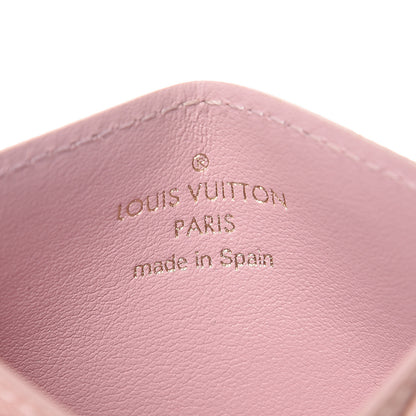 Louis Vuitton Damier Ebene Caissa Card Holder Rose Ballerine 6 of 8