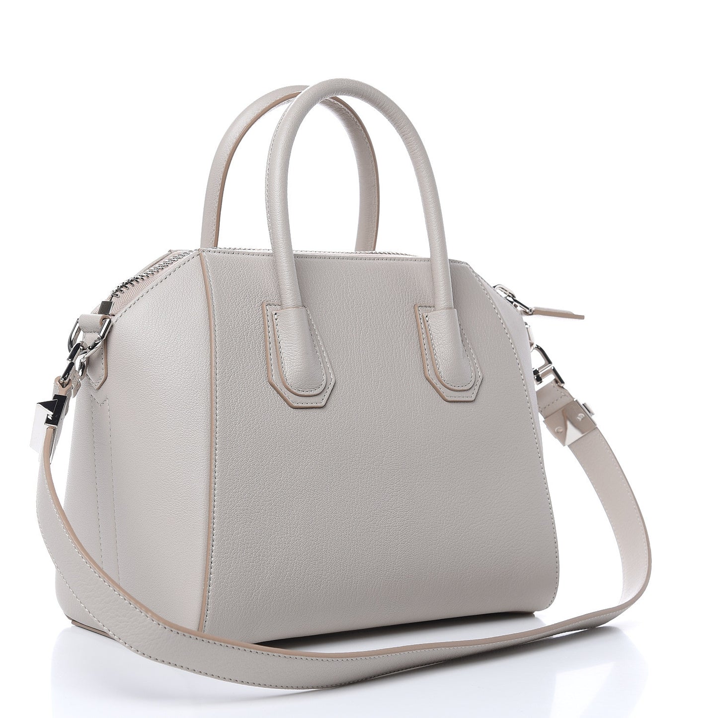 Sugar Goatskin Small Antigona Natural