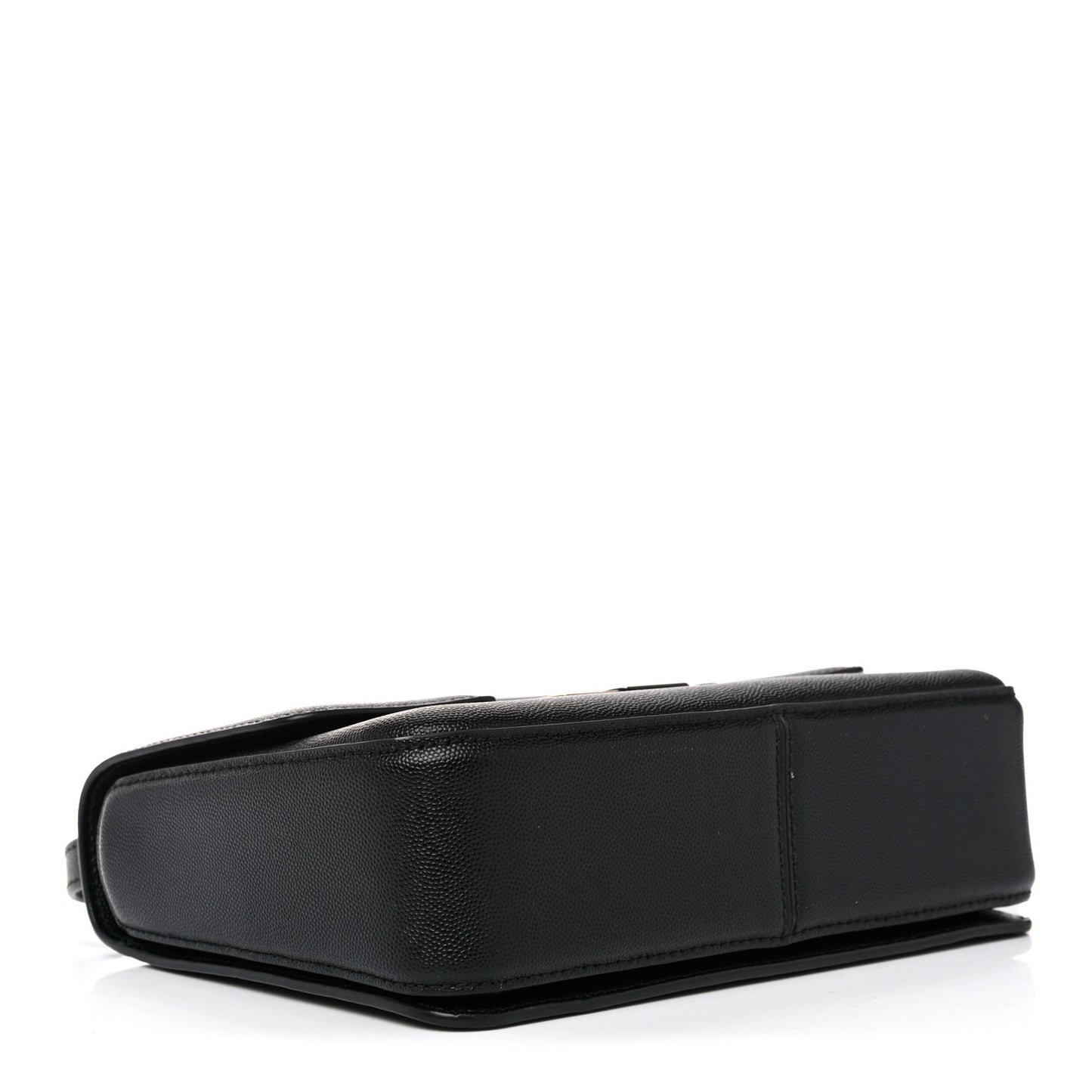 Textured Calfskin The J Link Shoulder Bag Black