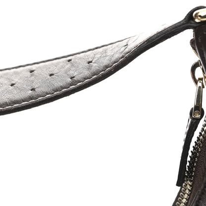 Gucci Monogram Web GG Reins Hobo Brown 14 of 16