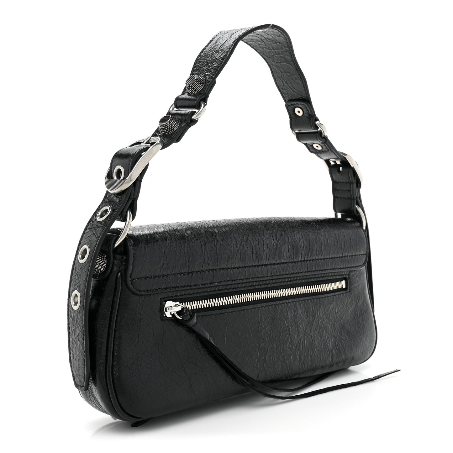 Agneau Arena Small Le Cagole Sling Bag Black