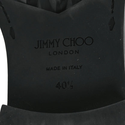 Jimmy Choo Patent Pearl Addie Loafers 40.5 Black 6 of 7