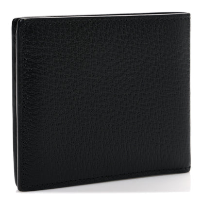 Gucci Calfskin Bee Bi-Fold Wallet Black 3 of 6