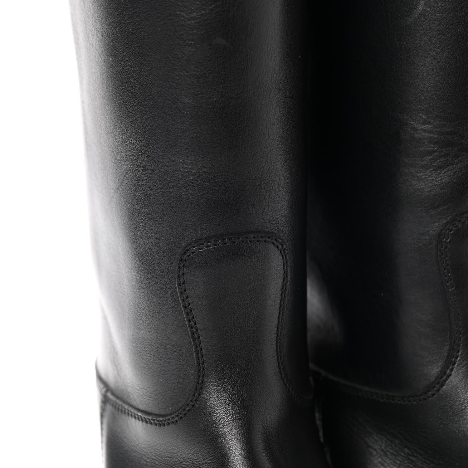 Hermes Box Kelly Jumping Boots 37 Black 19 of 23