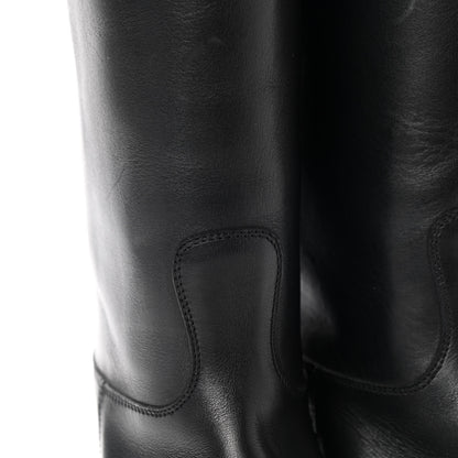 Hermes Box Kelly Jumping Boots 37 Black 19 of 23