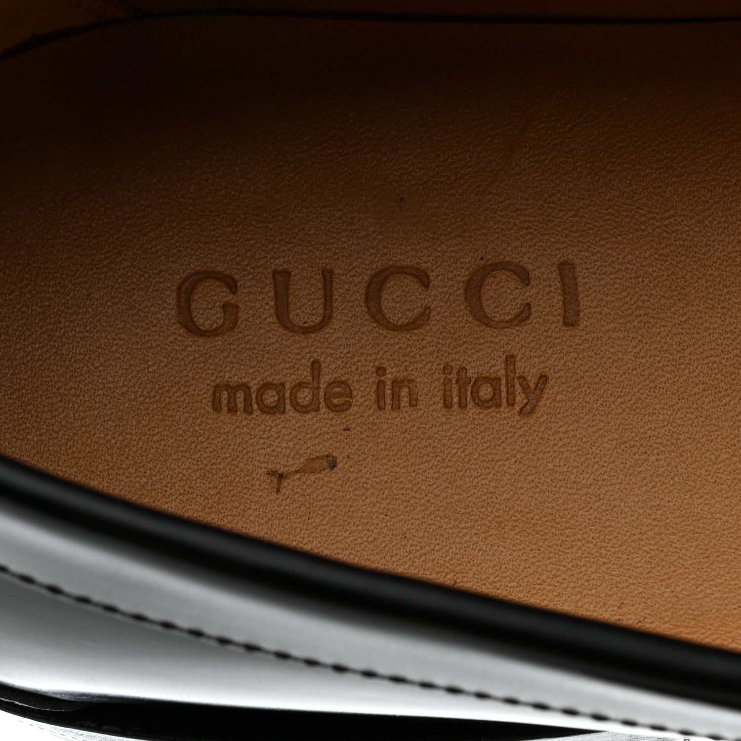 Gucci Calfskin Mens Interlocking G Loafers 10 Black 6 of 9