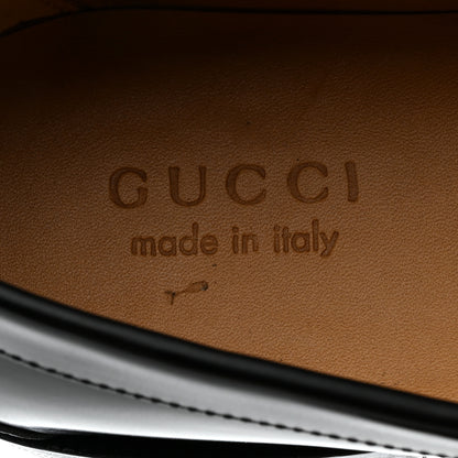 Gucci Calfskin Mens Interlocking G Loafers 10 Black 6 of 9