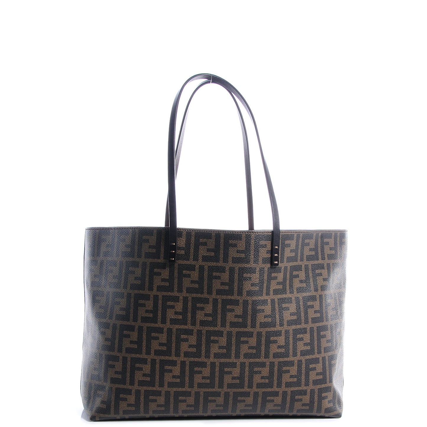 Zucca Spalmati Medium Roll Tote Tobacco Moro