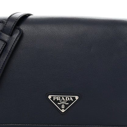 Prada Glace Calf Shoulder Bag Baltico 5 of 11
