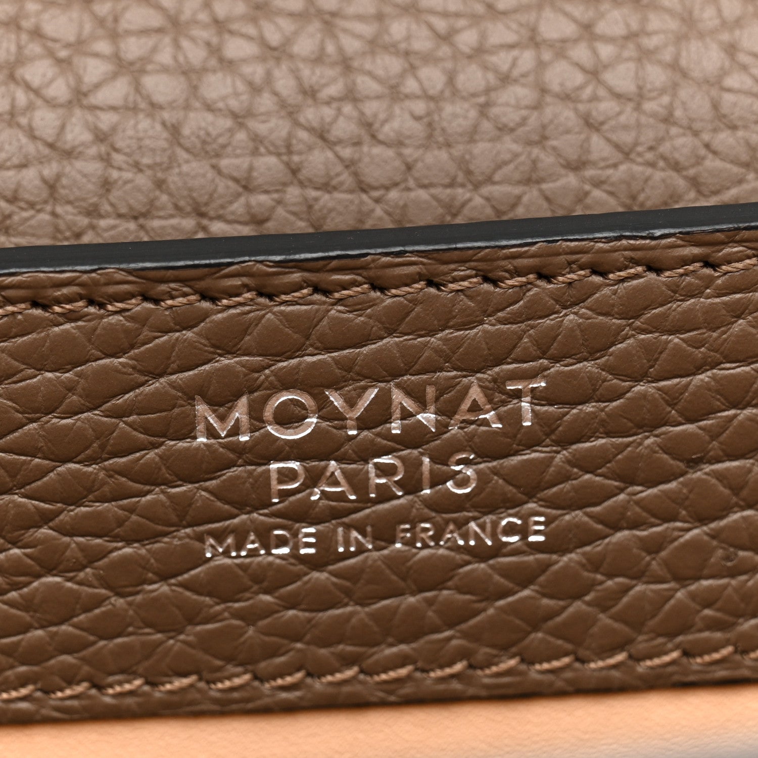 Moynat Taurillon Blush Rejane PM Taupe 6 of 12