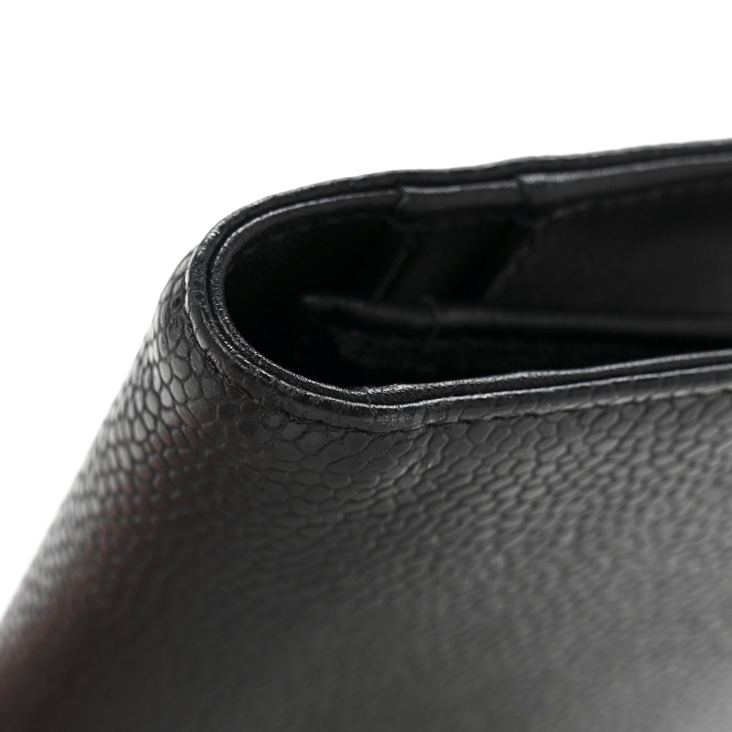 Caviar Timeless CC Yen Wallet Black