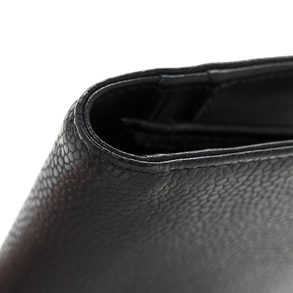 Chanel Caviar Timeless CC Yen Wallet Black 10 of 10