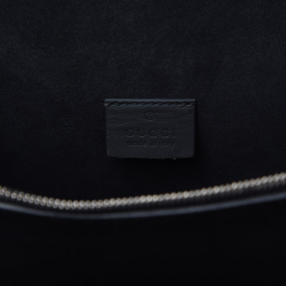Gucci GG Supreme Monogram Crystal Small Dionysus Shoulder Bag Black 6 of 12