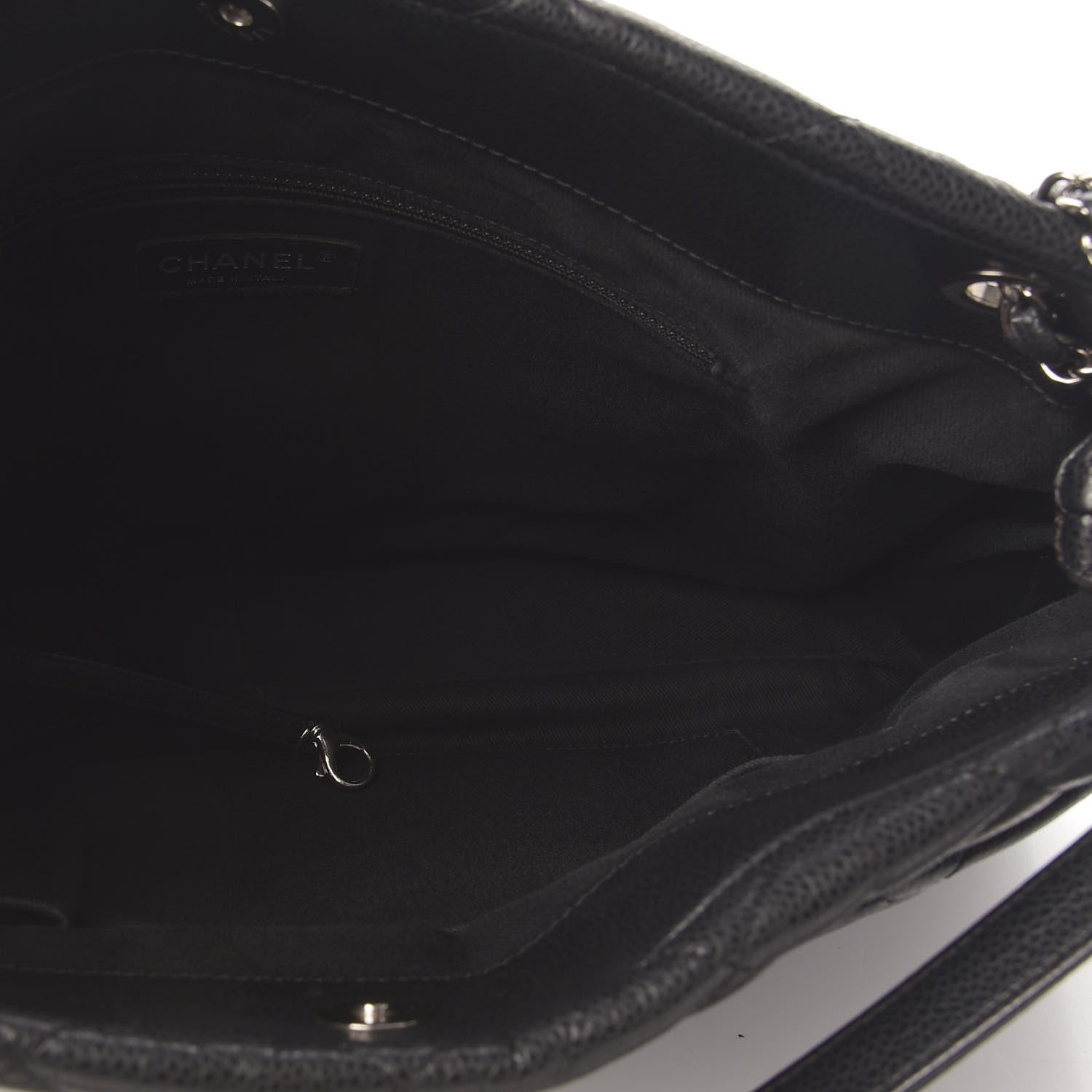 Chanel Caviar Quilted Timeless CC Soft Tote Black 7 of 9