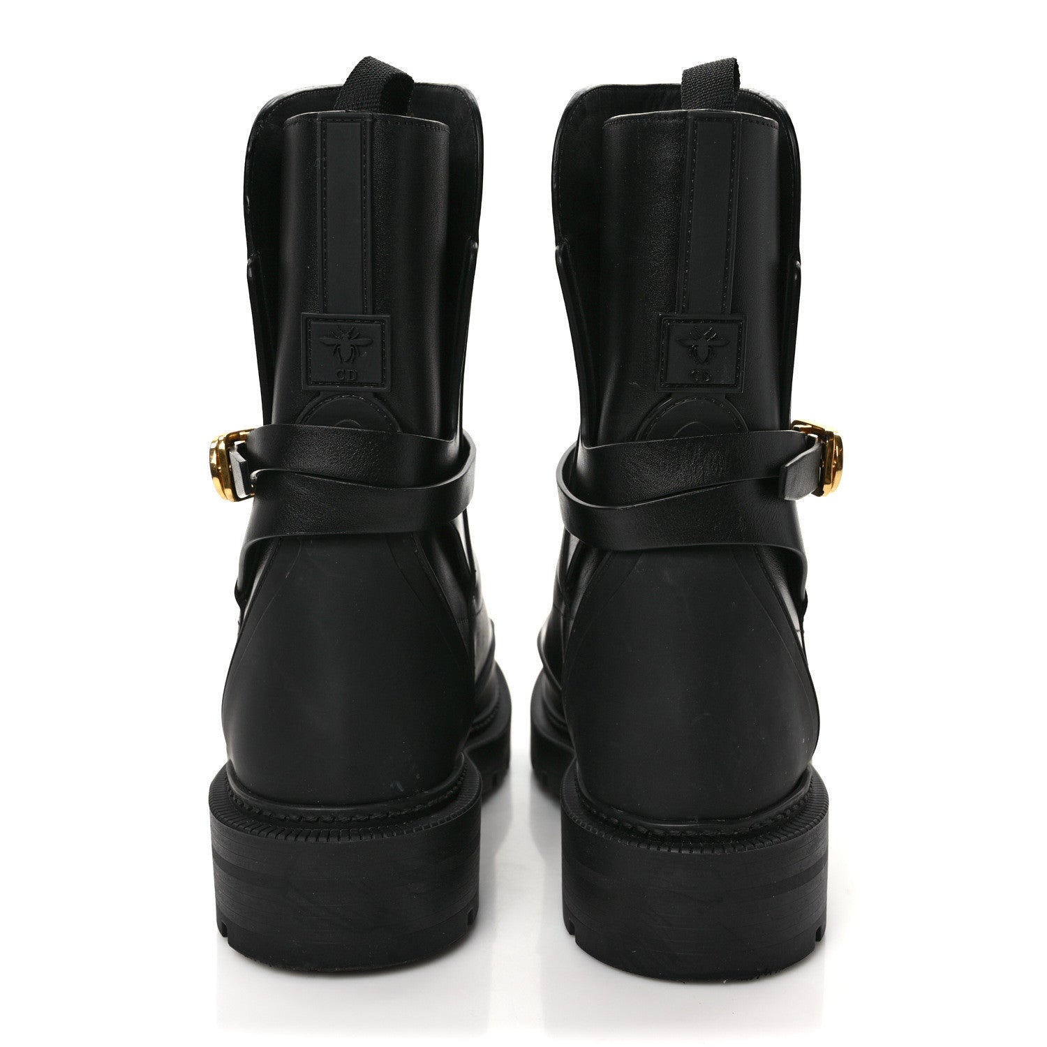 Christian Dior Calfskin Empreinte Ankle Boot 38 Black 5 of 9