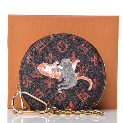 Louis Vuitton Calfskin Catogram Micro Boite Chapeau Marron 9 of 9