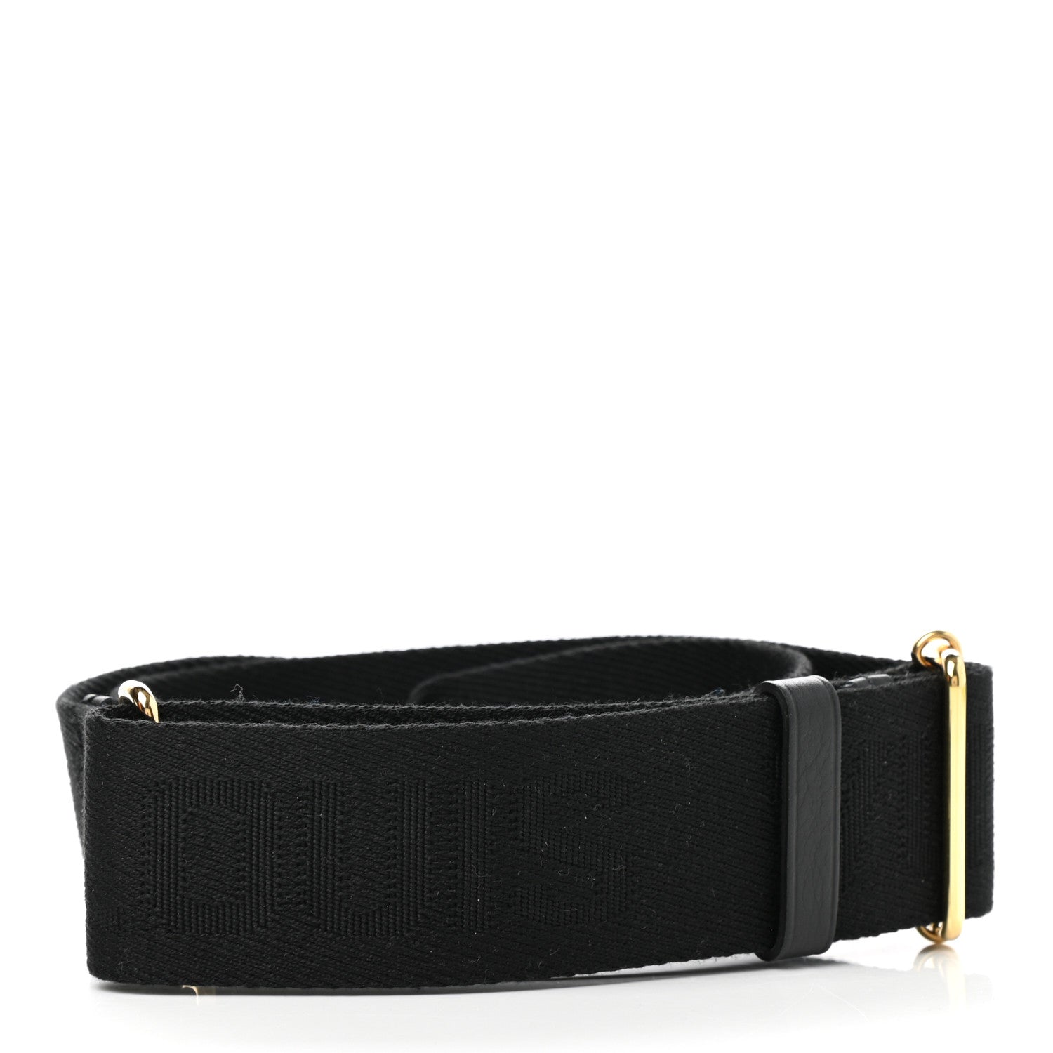 Louis Vuitton Canvas Adjustable Shoulder Strap Black 2 of 4