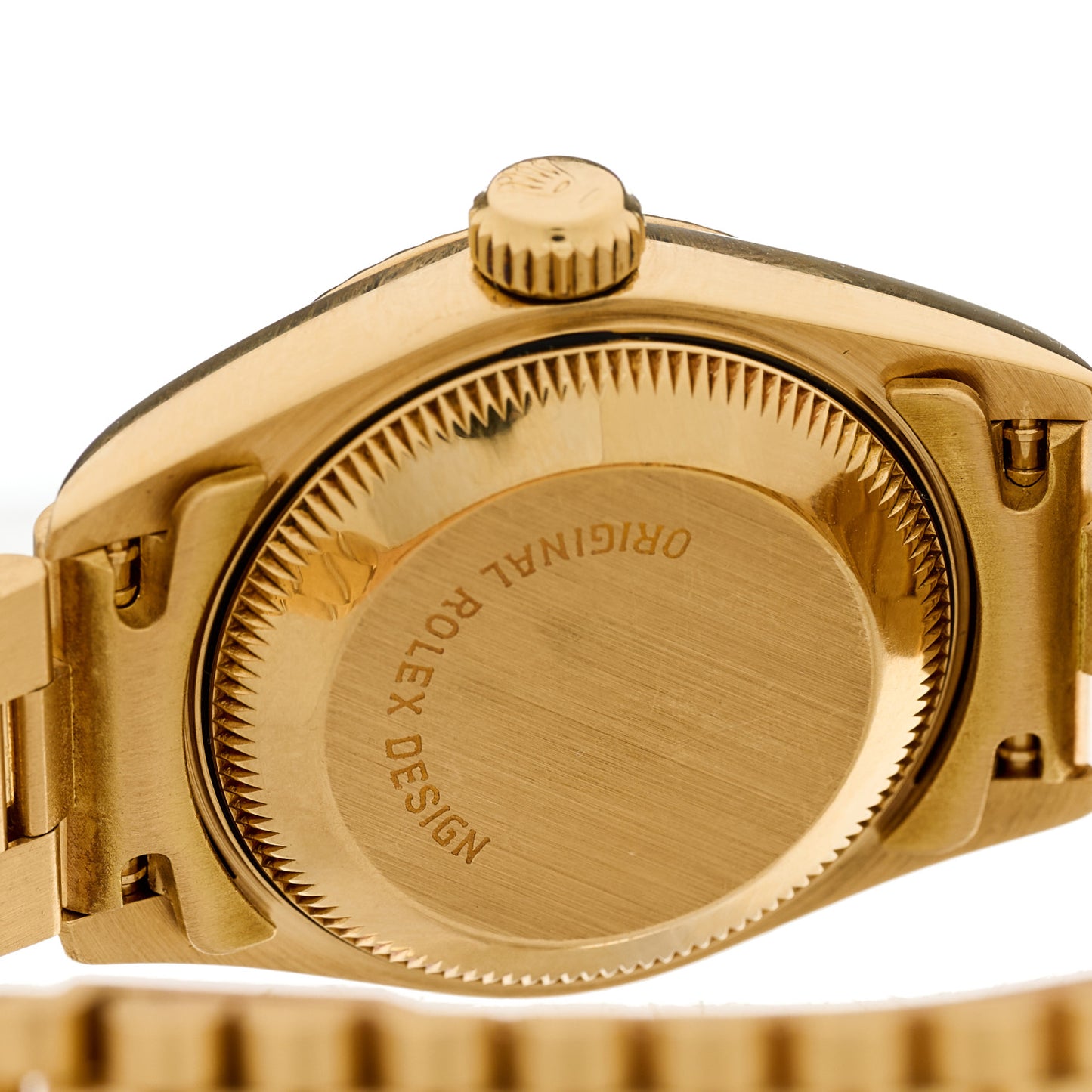 18K Yellow Gold Diamond 26mm Datejust President Watch Champagne 69178