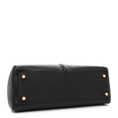 Celine Grained Calfskin Classique 16 Top Handle Bag 4 of 13