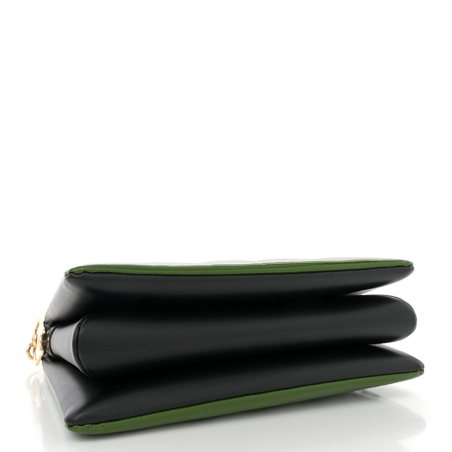 Louis Vuitton Patent Embossed Monogram Coussin PM Green Black 4 of 9
