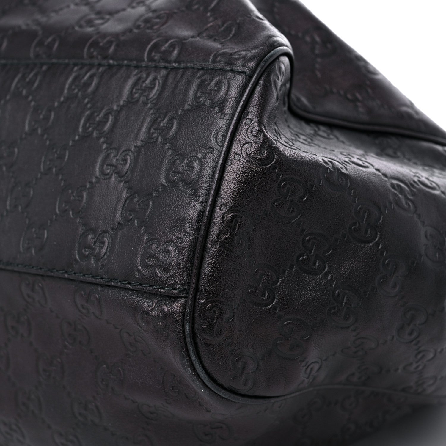 Gucci Guccissima Large Sukey Tote Black 10 of 19