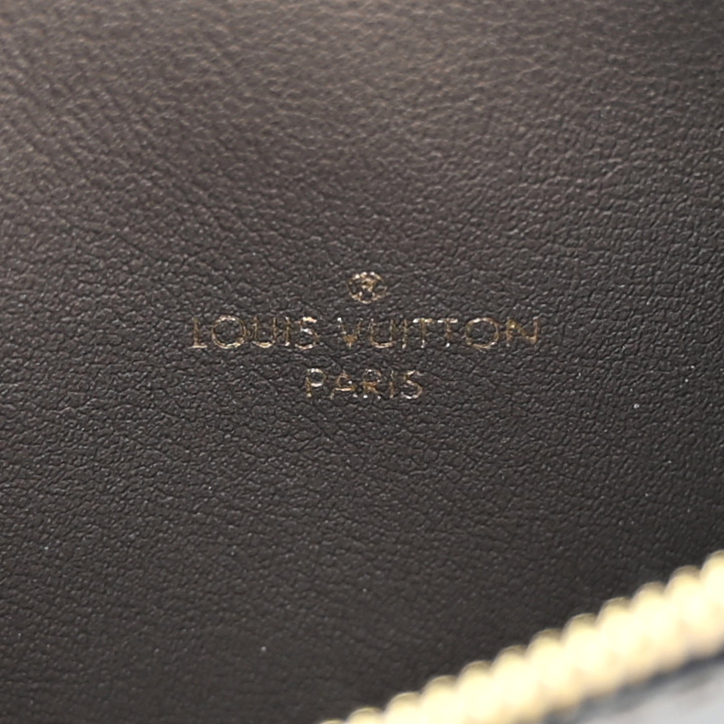 Vernis Felicie Chain Wallet Zippered Insert Champagne Metallise