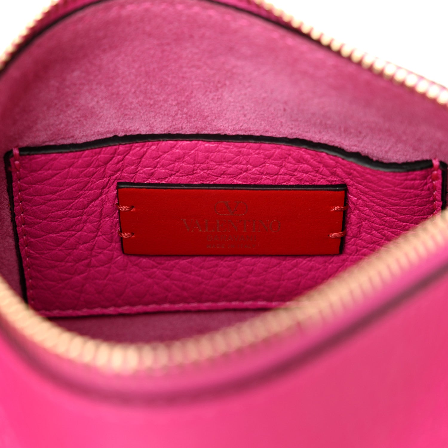 Valentino Garavani Pebbled Calfskin Small Rockstud Flip Lock Shoulder Bag Pink PP 6 of 9
