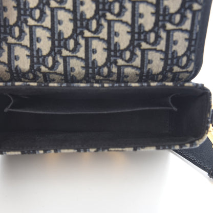 Christian Dior Oblique 30 Montaigne Box Bag Blue 5 of 10