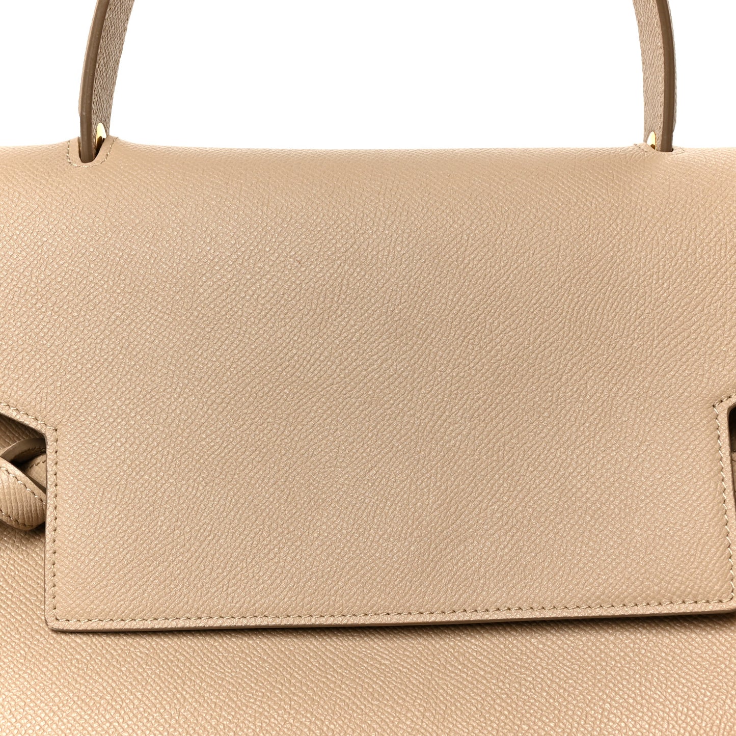 Grained Calfskin Mini Belt Bag Light Taupe