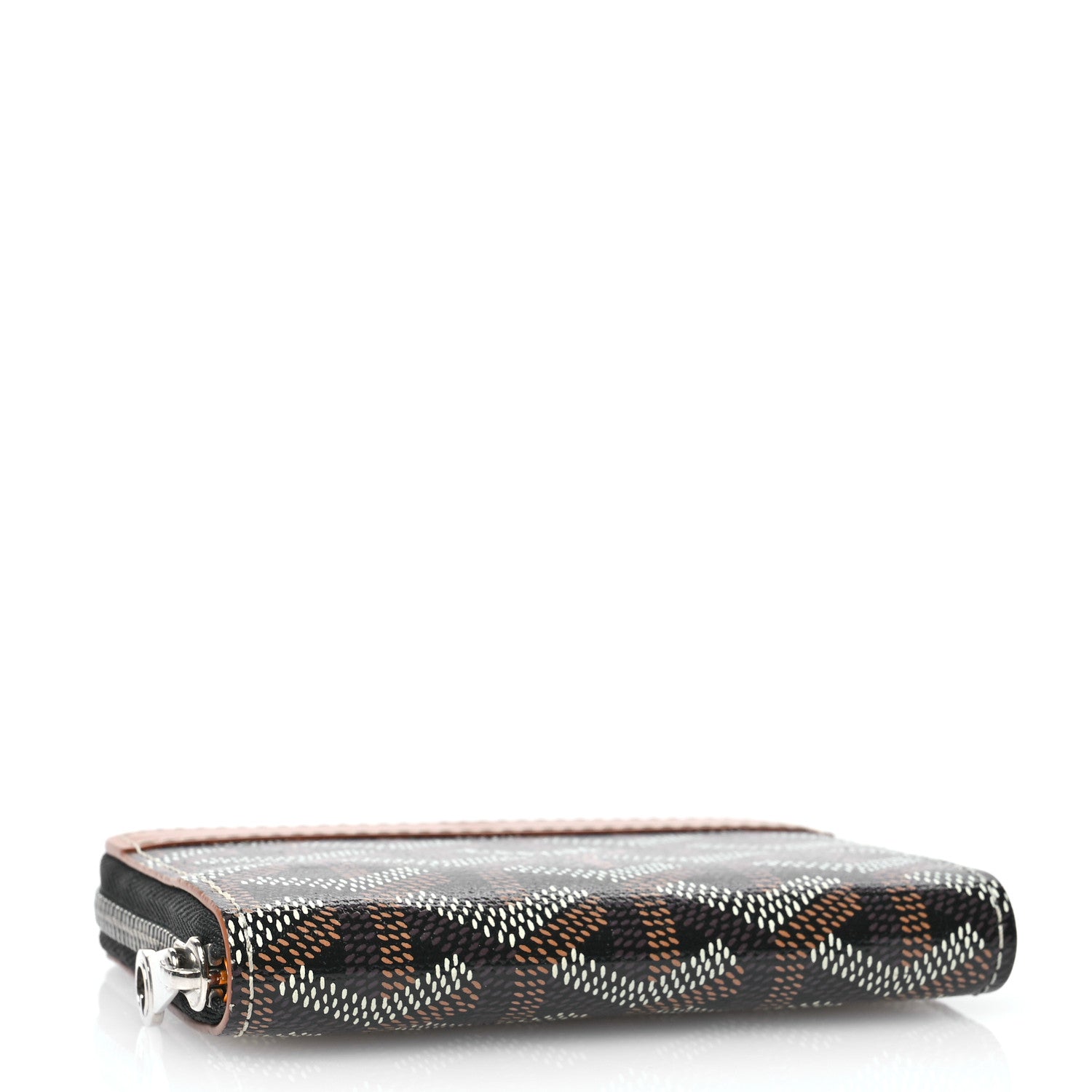 Goyard Goyardine Matignon PM Wallet Black Gold 4 of 8
