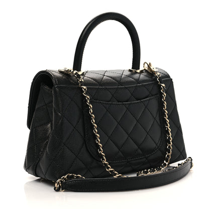 Chanel Caviar Quilted Mini Coco Handle Flap Black 3 of 9