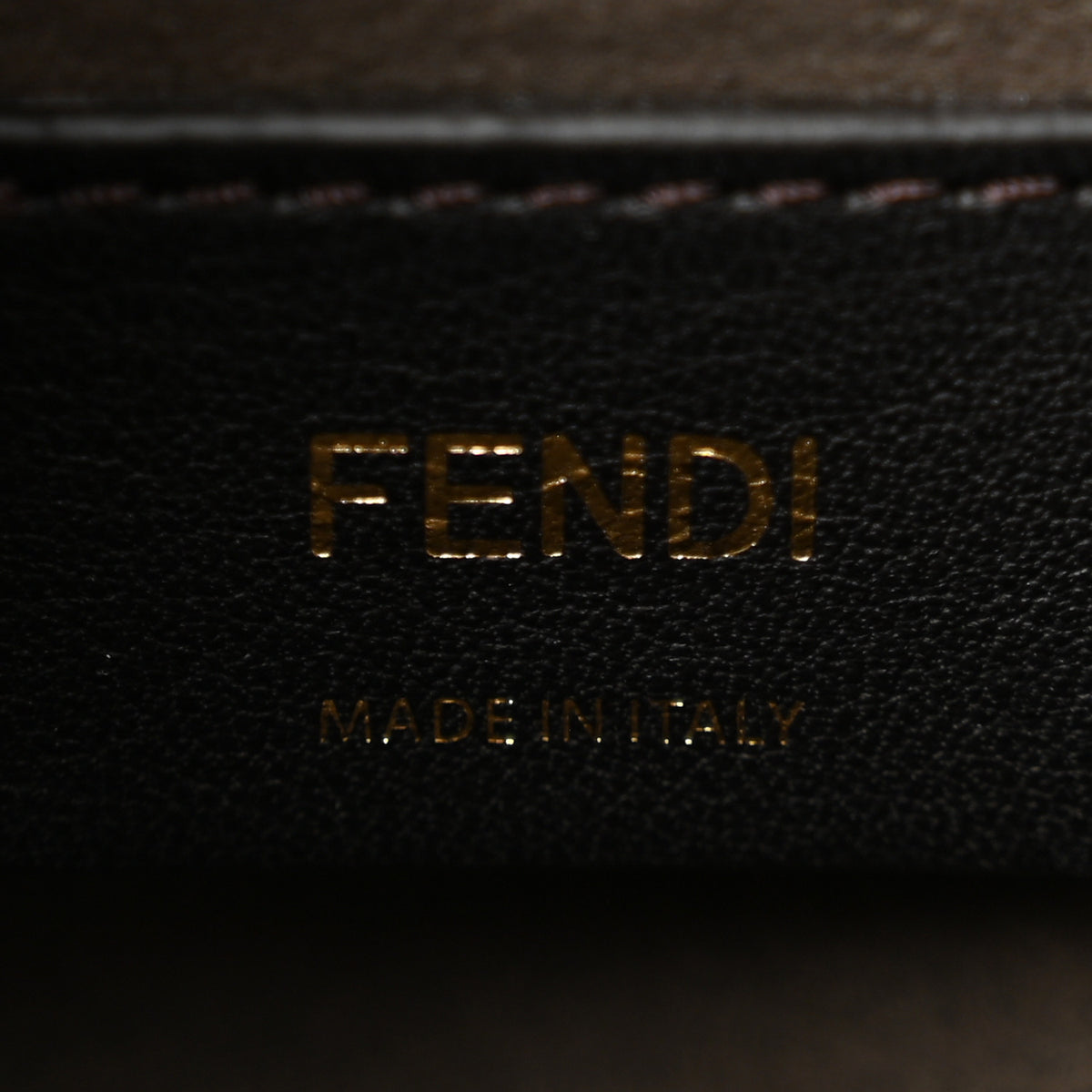Fendi Chenille Vitello King FF Mini Mon Tresor Bucket Bag Tortora Nuvola 6 of 14
