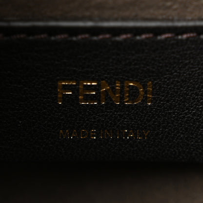 Fendi Chenille Vitello King FF Mini Mon Tresor Bucket Bag Tortora Nuvola 6 of 14