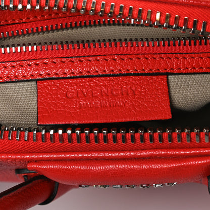 Givenchy Sugar Goatskin Mini Antigona Red 6 of 10