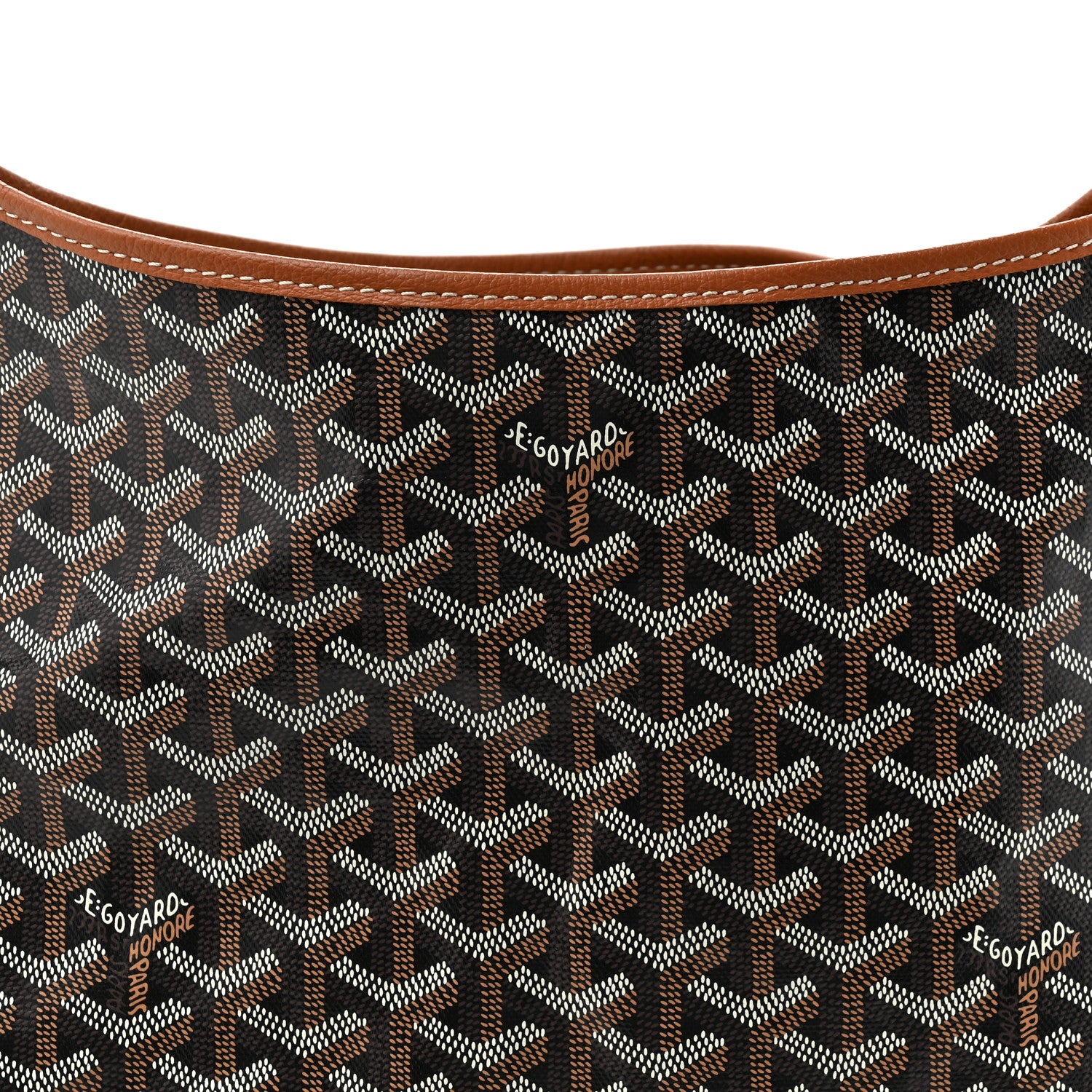 Goyard Goyardine Boheme Hobo Black Gold 9 of 11