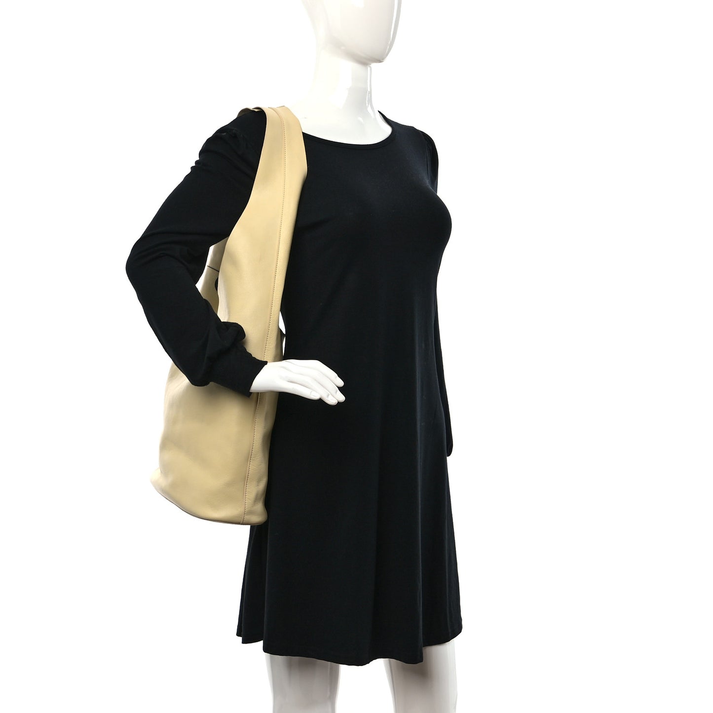 Calfskin Bindle Three Bag Beige