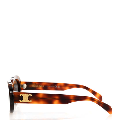 Celine Acetate Triomphe 01 Sunglasses CL 40194U Tortoise 3 of 7