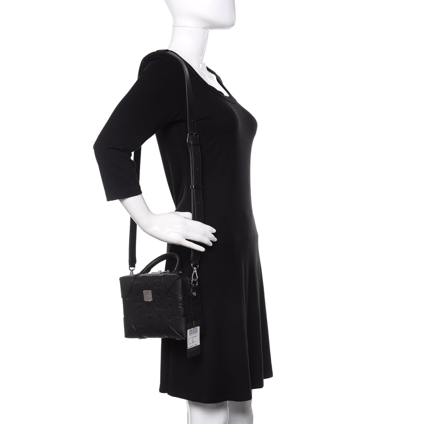 Calfskin Ottomar Monogram Small Berlin Crossbody Black