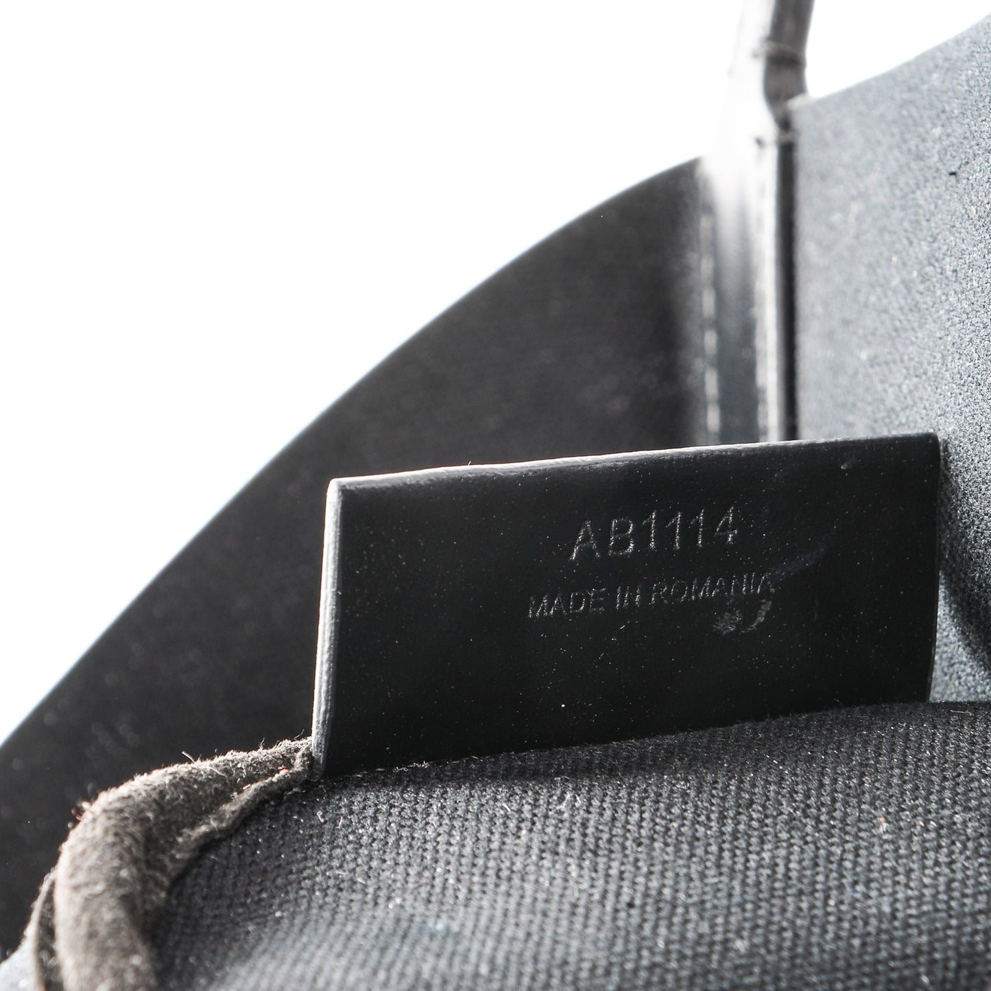 Textured Coated Canvas Print Large Antigona Tote Black