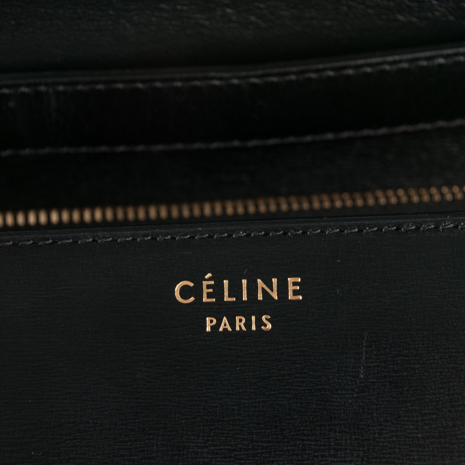 Celine Box Calfskin Medium Classic Box Flap Bag Black 7 of 7