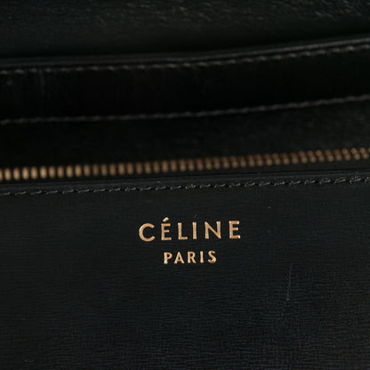 Celine Box Calfskin Medium Classic Box Flap Bag Black 7 of 7