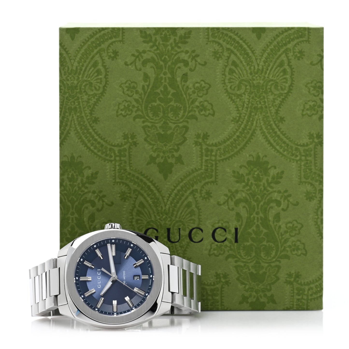 Stainless Steel 40mm GG2570 Quartz Watch Blue
