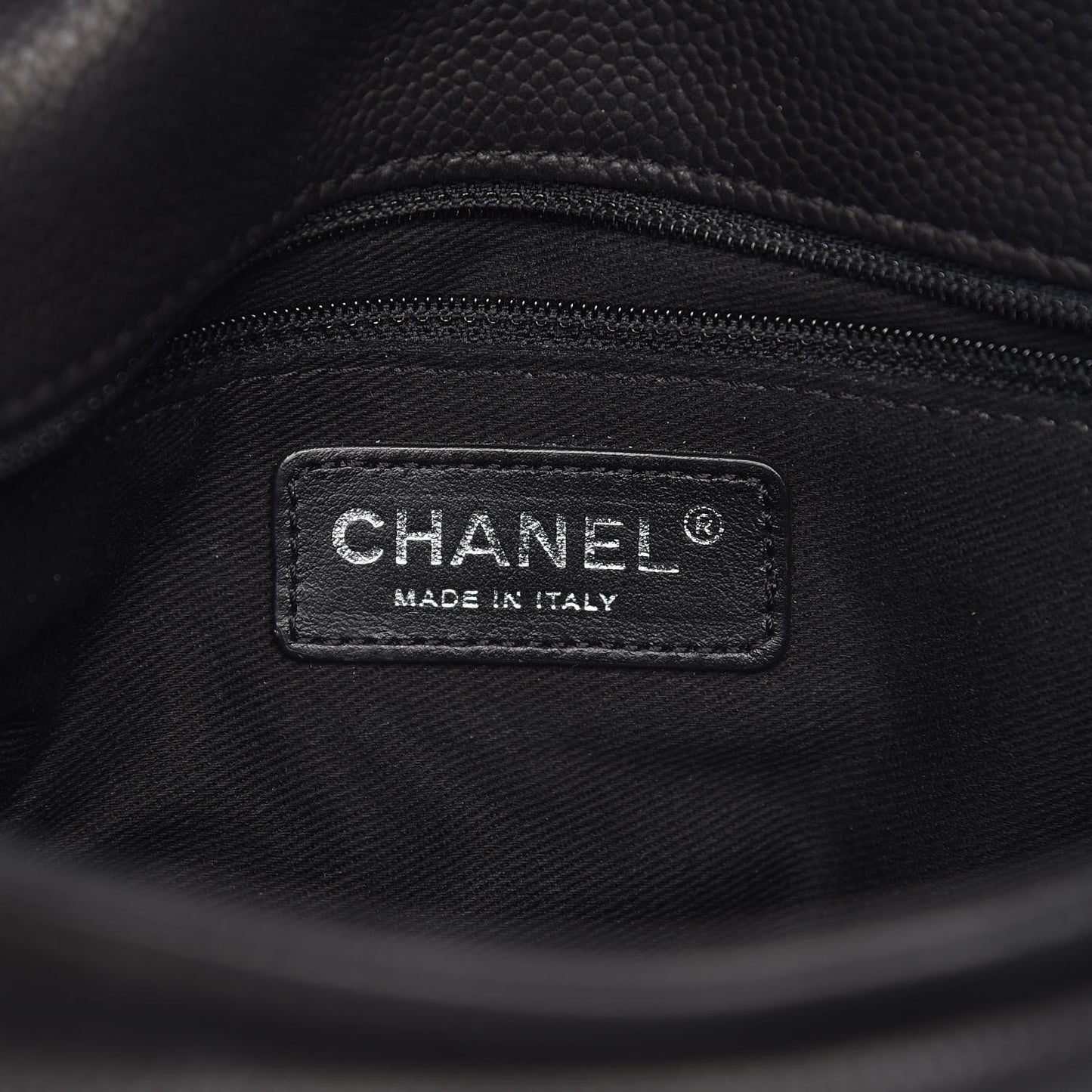 Caviar Quilted Medium Now and Forever Flap Black