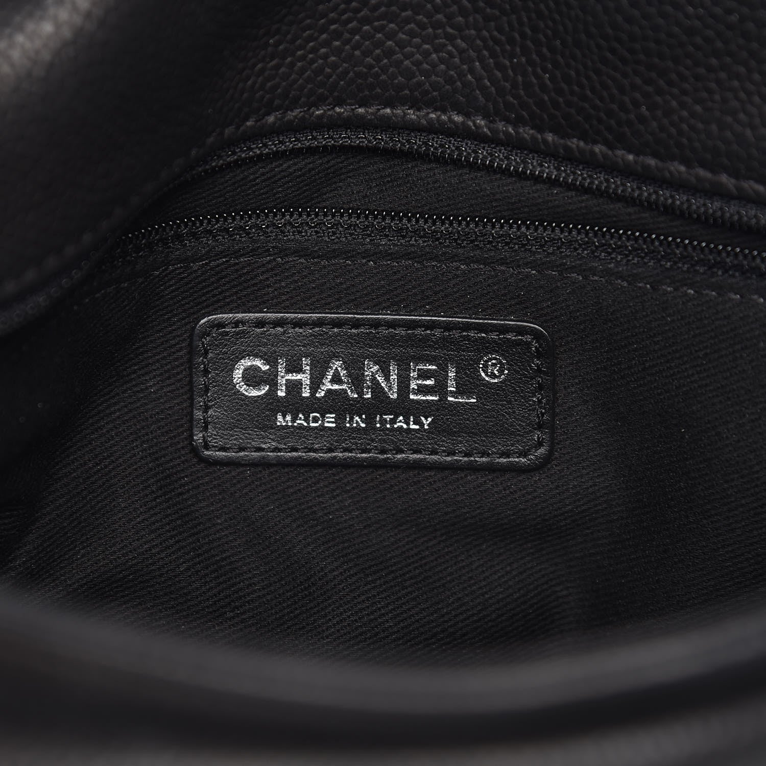 Chanel Caviar Quilted Medium Now and Forever Flap Black 5 of 8