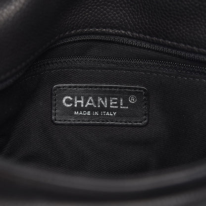 Chanel Caviar Quilted Medium Now and Forever Flap Black 5 of 8