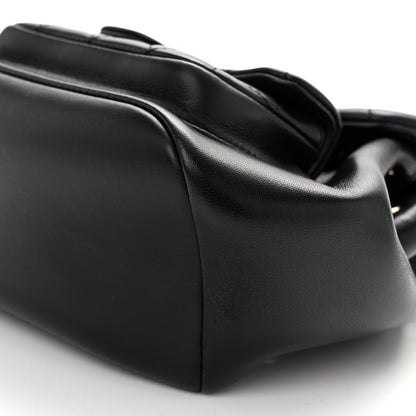 Chanel Lambskin Quilted Small Duma Drawstring Backpack Black 9 of 10