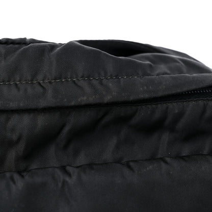 Prada Tessuto Nylon Saffiano Messenger Satchel Black 14 of 18
