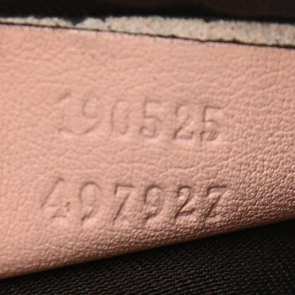 Gucci Monogram Medium D Gold Ring Hobo Pink 7 of 13