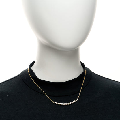 Anita Ko 18K Yellow Gold Diamond Large Crescent Necklace 2 of 5