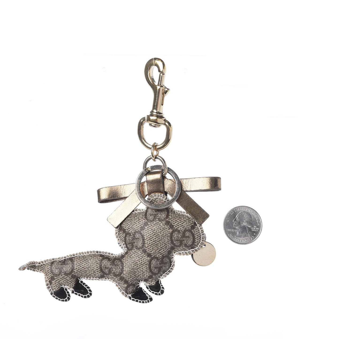 GG Supreme Dog Key Charm